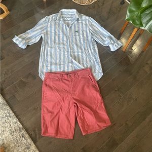 Vintage Guess Long Sleeve Striped button down Men’s  Small